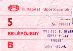 Ticket 6 december 1988