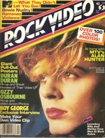 1 Rock Video Music Magazine April 1984 67 Pages John Taylor of Duran Duran etc