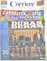 Cattolica (Italy), Arena Della Regina duran duran wikipedia concert corriere newspaper