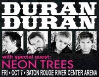 Baton Rouge, LA (USA), Baton Rouge River Center duran duran tickets poster 2011