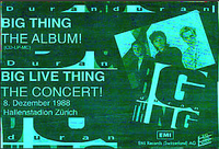 Poster zurich duran duran 1988