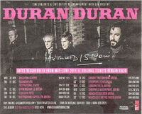 All you need is now tour advert duranduran