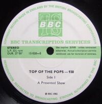 Top of the pops bbc transciption services duran duran