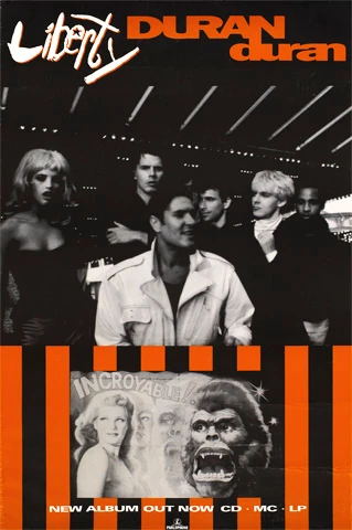 Visual Discography: Liberty - adverts | Duran Duran Wiki | Fandom