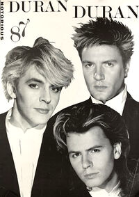 Poster duran duran notorious 1987 m