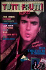 TUTTI FRUTTI magazine wikipedia N 46 47-1986-DURAN duran-MADONNA collection italy