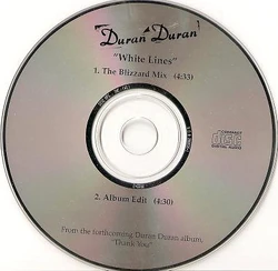 139 white lines song single promo cd usa Capitol Records – PRCD-2 duran duran vinyl discography discogs wikipedia