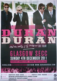 GLASOW secc duran duran concert 2011 POSTER