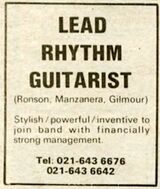 Andy taylor advert 2