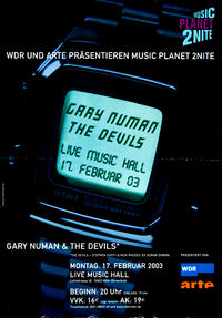 Poster duran duran the devils live music hall 