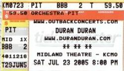 Q Midland Theatre, Kansas City, MO, USA wikipedia duran duran ticket stub