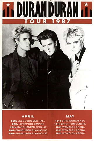 1987 - 28 April: Edinburgh (UK) | Duran Duran Wiki | Fandom