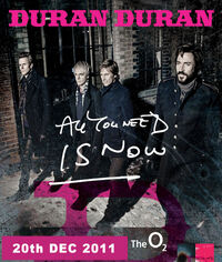 Duran duran band london tour poster discogs