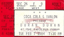 Ticket duran duran fabulous forum