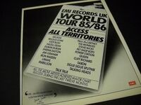 Promo 11 x 14, BILLBOARD magazine record industry original promotional trade advertisement from 1986 wikipedia duran duran