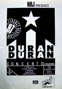 Poster paris 1987 duran duran