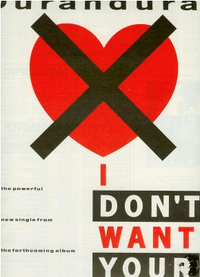 Duran duran poster i don't want your love