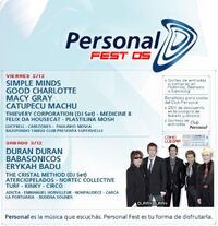 Personel fest poster duran duran duran