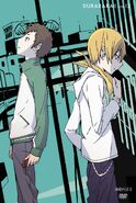 DVD vol. 12 Episodes 22 & 23 Released January 26, 2011 Limited edition bonus: Durarara!! Cover Song Collection CD "Rouge no Dengon" <Celty Sturluson>