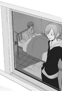 Saki and Masaomi in the hospital