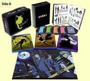 Season one limited edition Blu-ray box, side A Bonus: includes a lunchbox, booklet, double-sided poster, and non-credit openings and endings on DVD