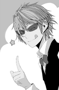 Shizuo winks at Akane