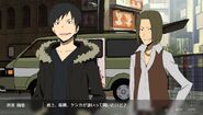 Izaya interaction with Saburo