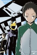 DVD vol. 6 Episodes 11 & 12 Released July 21, 2010 Limited edition bonus: Durarara!! Cover Song Collection CD "Tsuppari High School Rock'n Roll (Toukou Hen)" <Kyohei Kadota>