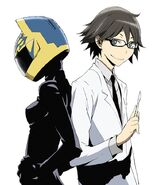 Celty and Shinra official art