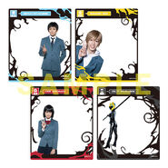 Acrylic cards with frame designs ¥600