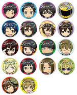 Mini can badge set, randomized gift bonus for every 1,000 yen spent on merchandise at the event[2]