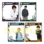 Acrylic cards with frame designs ¥600