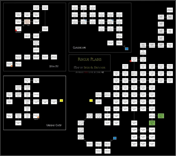 Rogue Plains Zone Map 