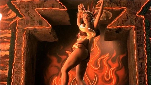 Santánico performing her dance