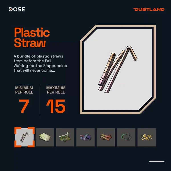 Plastic Straws Dustland Runner Wiki Fandom