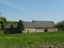 The remains of the Sint Jans Geleen castle farm in Spaubeek.