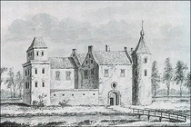 The Castle Pelgrim had built in Leerdam, by Abraham Rademaker (1676 - 1735)