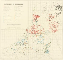 A list of Water Terrors, publicized by the Meertens Institute of Dutch Folklore Studies in 1965.