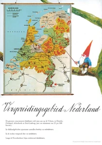Assumed gnome activity in the Netherlands, according to Wil Huygen and Rien Poortvliet (1980).