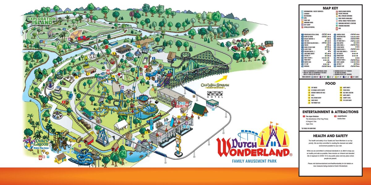 Park Map Dutch Wonderland Wiki Fandom