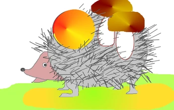 Намалюєм шубку і травичку