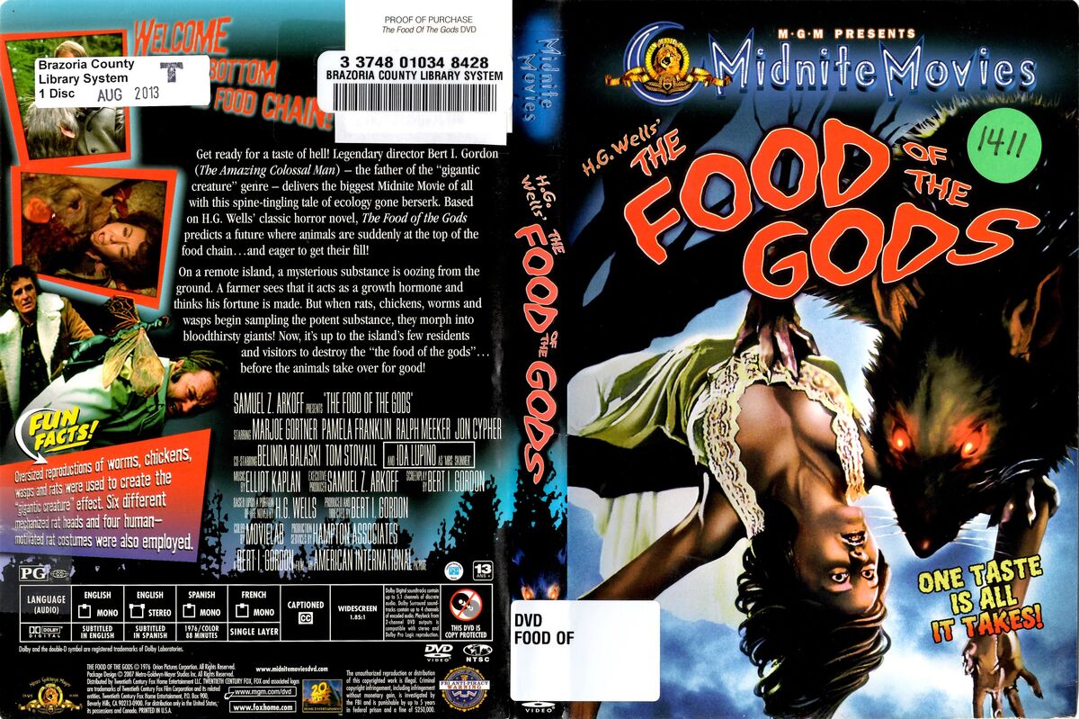 Food Of The Gods (1976) DVD – Elvis DVD Collector & Movies Store