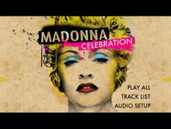 Madonna Celebration: The Video Collection Main Menu