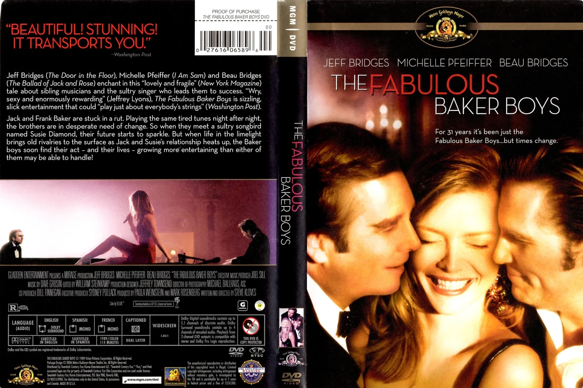 The Fabulous Baker Boys (MGM) | DVD Database | Fandom