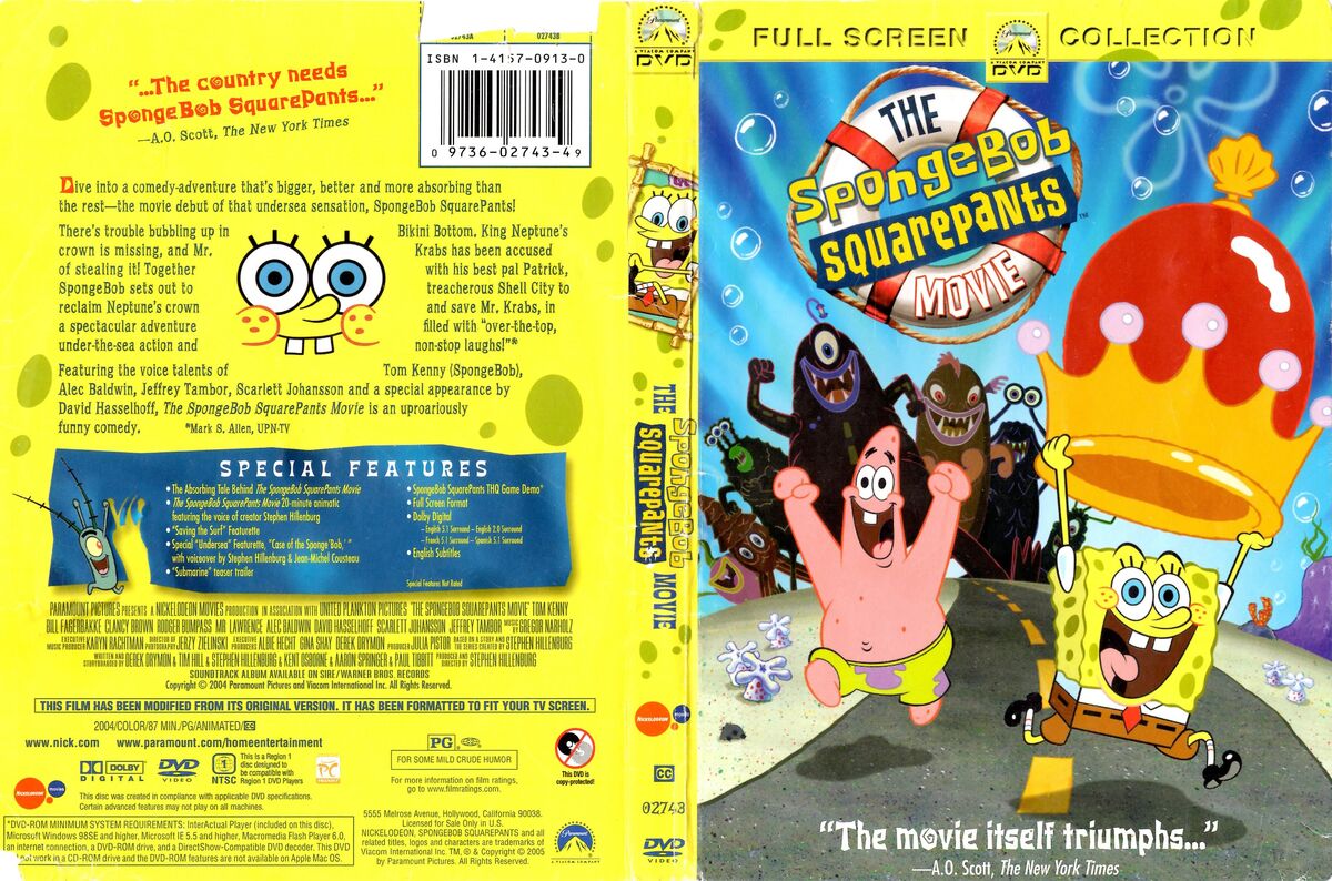 The SpongeBob SquarePants Movie | DVD Database | Fandom