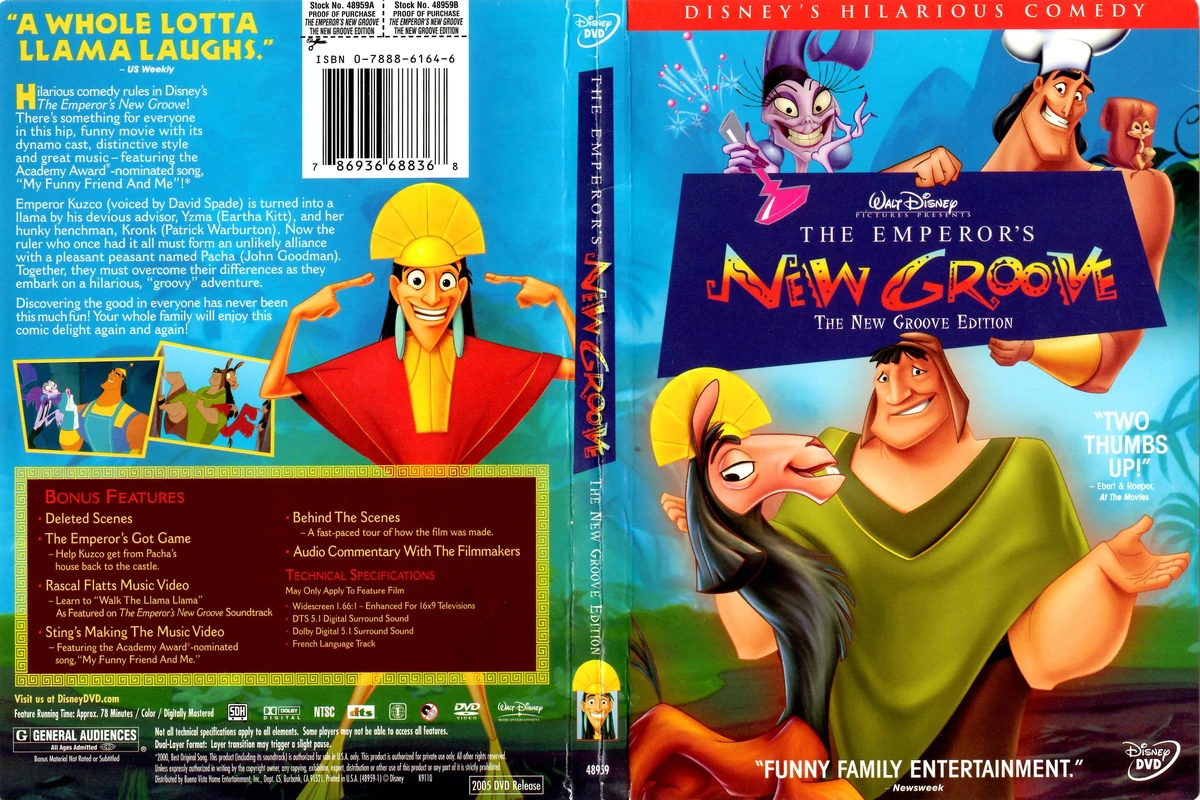 The Emperor's New Groove: The New Groove Edition | DVD Database