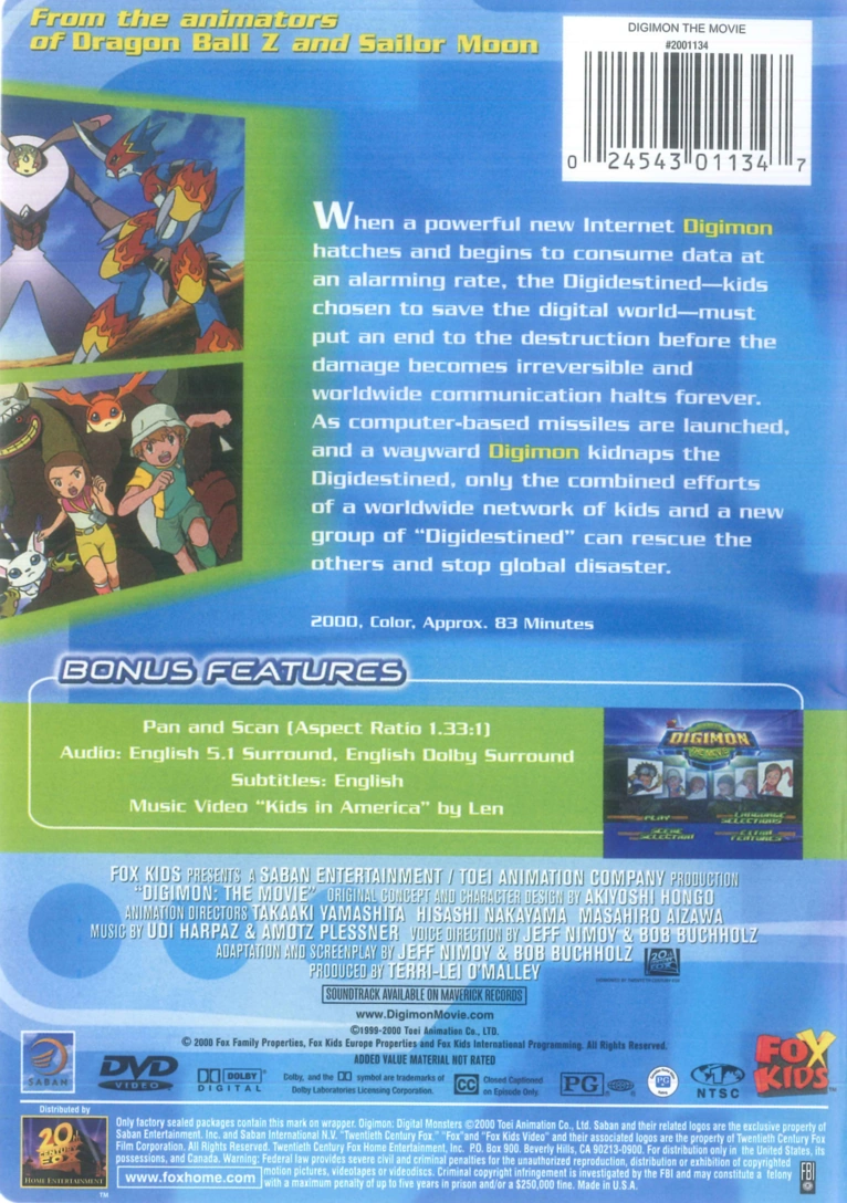 Digimon The Movie DVD Database Fandom