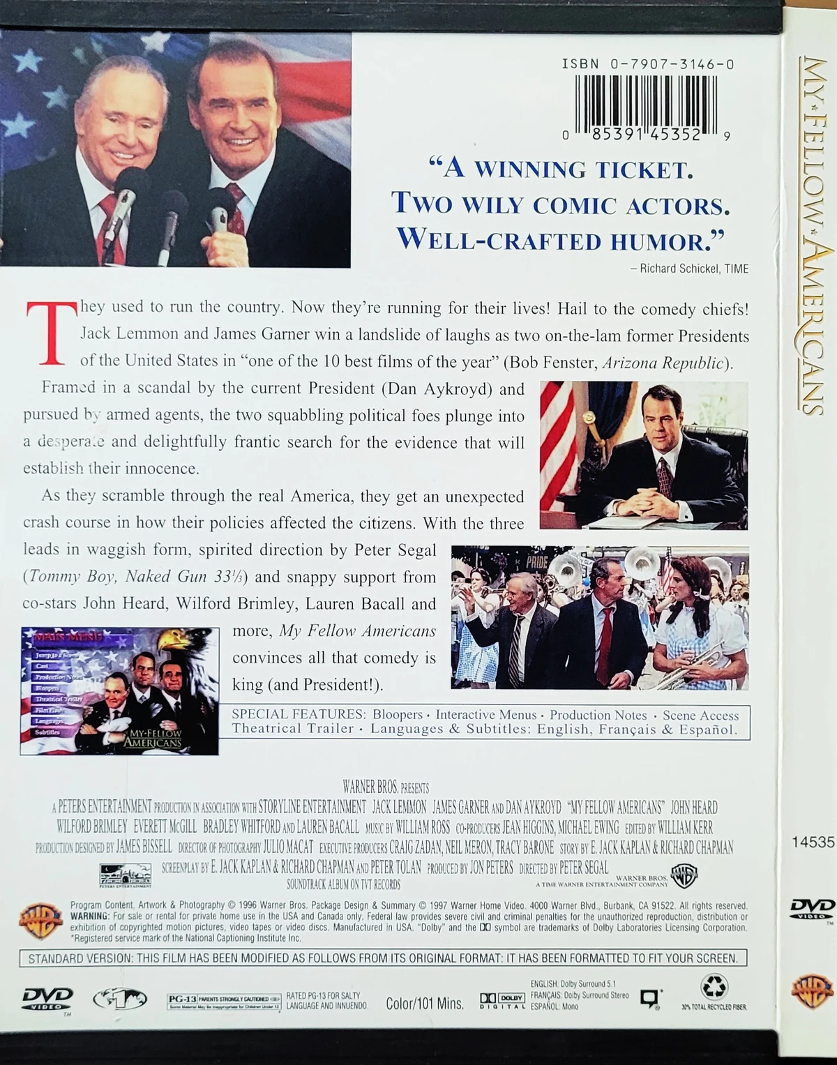 My Fellow Americans DVD Database Fandom