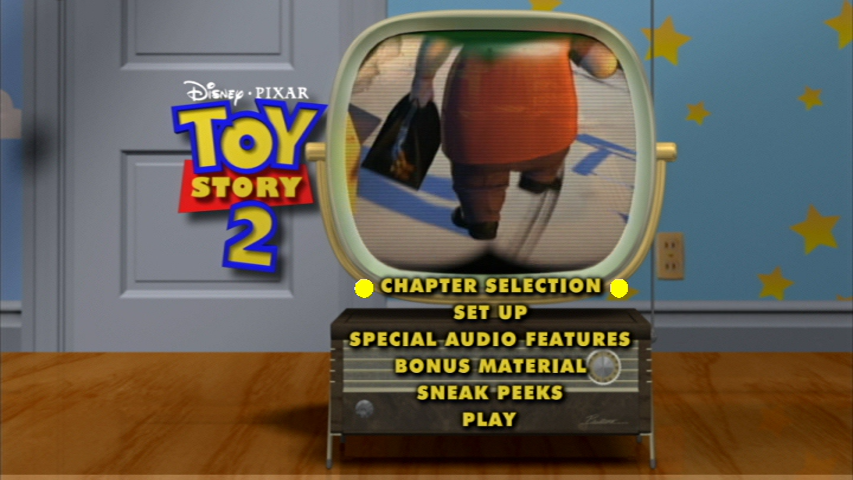 toy story 2000 dvd menu