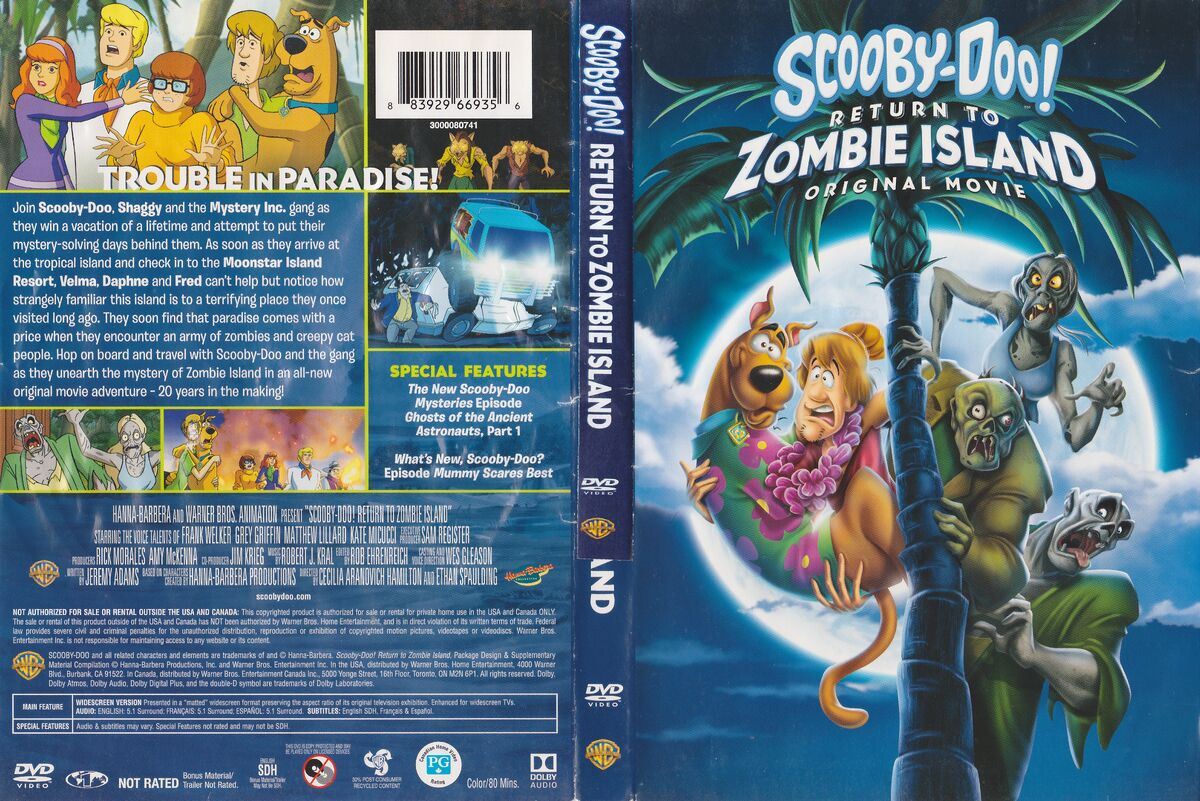 Scooby-Doo! Return to Zombie Island | DVD Database | Fandom